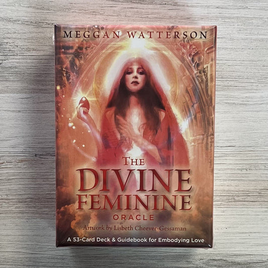 The Divine Feminine Oracle: A 53 - Card Deck & Guidebook for Embodying Love by Meggan Watterson - The Mystical Moon Online Store