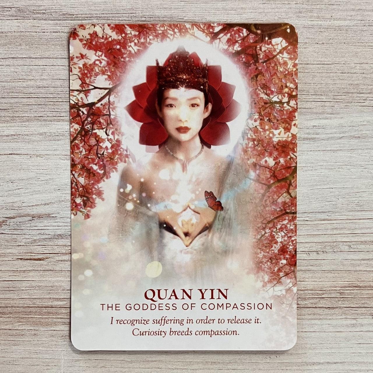 The Divine Feminine Oracle: A 53 - Card Deck & Guidebook for Embodying Love by Meggan Watterson - The Mystical Moon Online Store