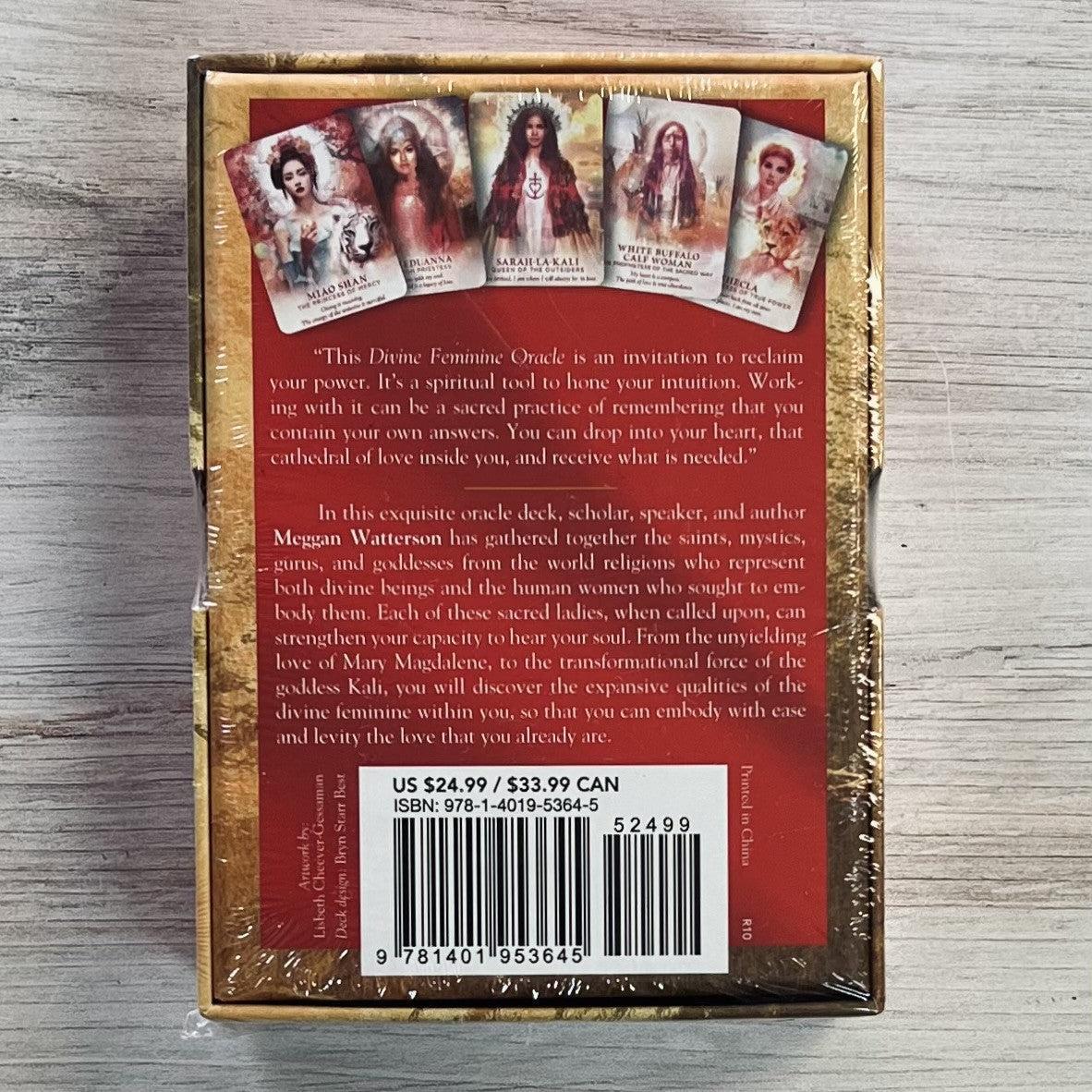 The Divine Feminine Oracle: A 53 - Card Deck & Guidebook for Embodying Love by Meggan Watterson - The Mystical Moon Online Store