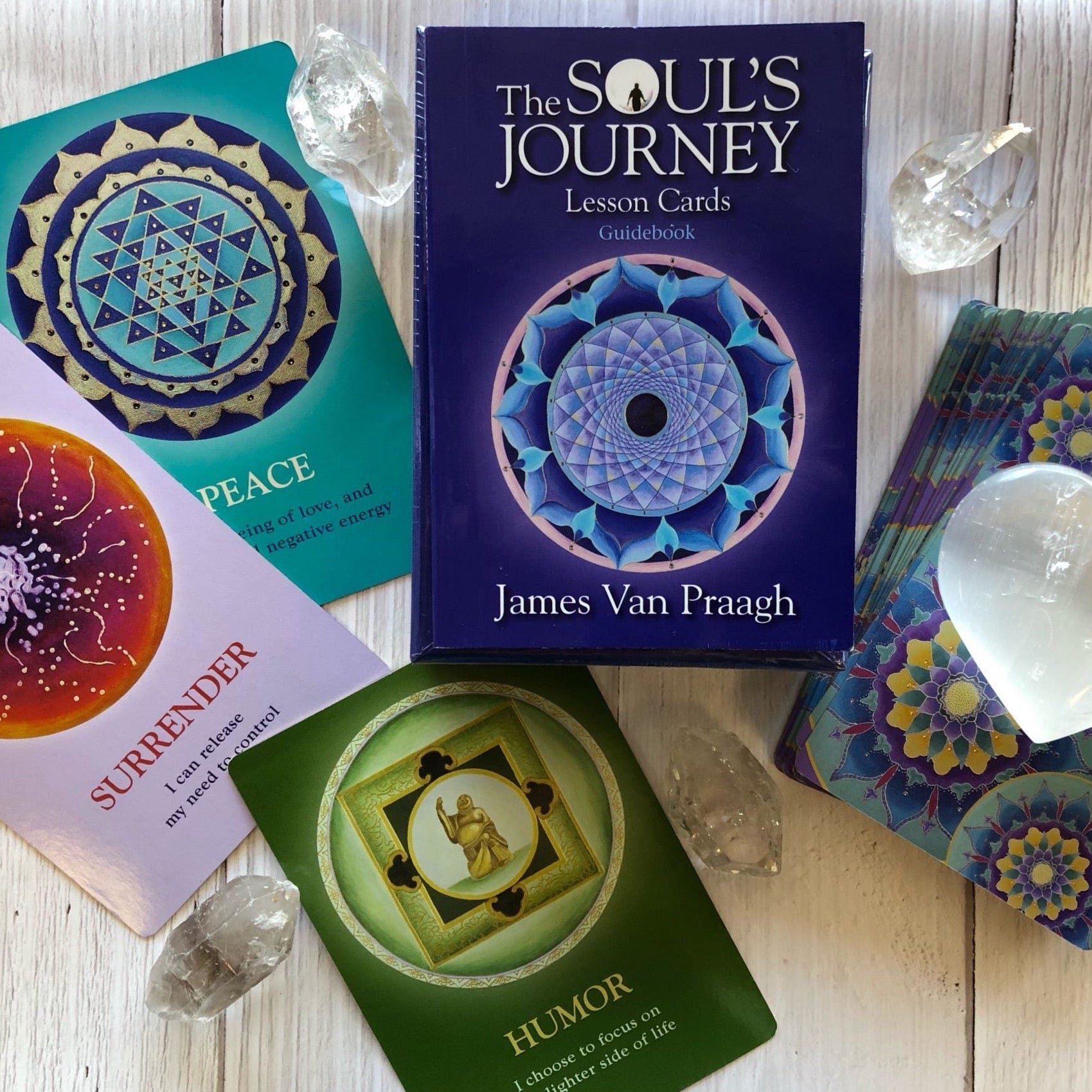 The Soul's Journey Lesson Cards: A 44 - Card Deck and Guidebook by James Van Praagh - The Mystical Moon Online Store