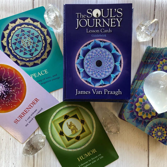 The Soul's Journey Lesson Cards: A 44 - Card Deck and Guidebook by James Van Praagh - The Mystical Moon Online Store