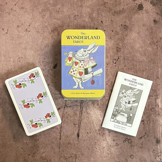 The Wonderland Tarot in a Tin by Chris Abbey - The Mystical Moon Online Store