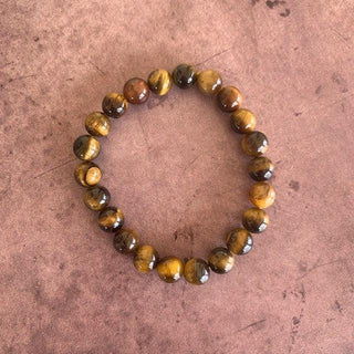 Tiger's Eye Beaded Bracelet 8mm - The Mystical Moon Online Store