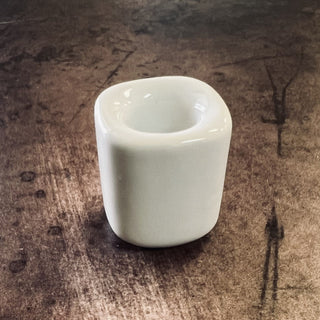White Ceramic Mini Chime Holder - The Mystical Moon Online Store