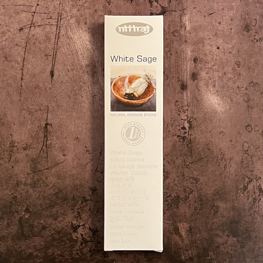 White Sage Nitiraj Stick Incense - The Mystical Moon Online Store